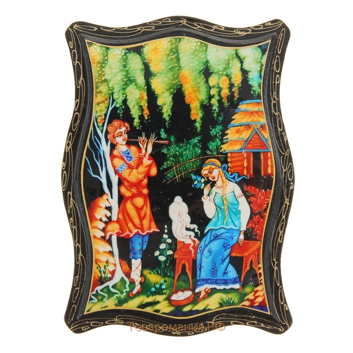 Шкатулка «Сказки», 12×16 см, лаковая миниатюра, микс