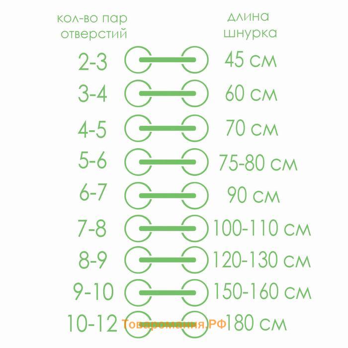 Шнурки для обуви, пара, плоские, 10 мм, 120 см, цвет чёрный