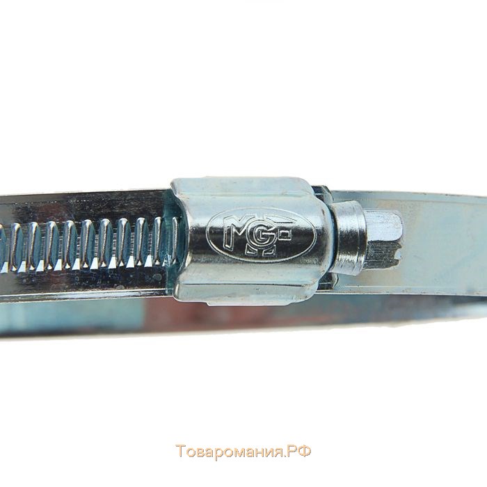 Хомут червячный MGF, диаметр 32-50 мм, ширина ленты 12 мм, оцинкованный