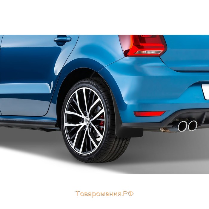 Брызговики задние Volkswagen Polo 2010-05/2015 (полиуретан)