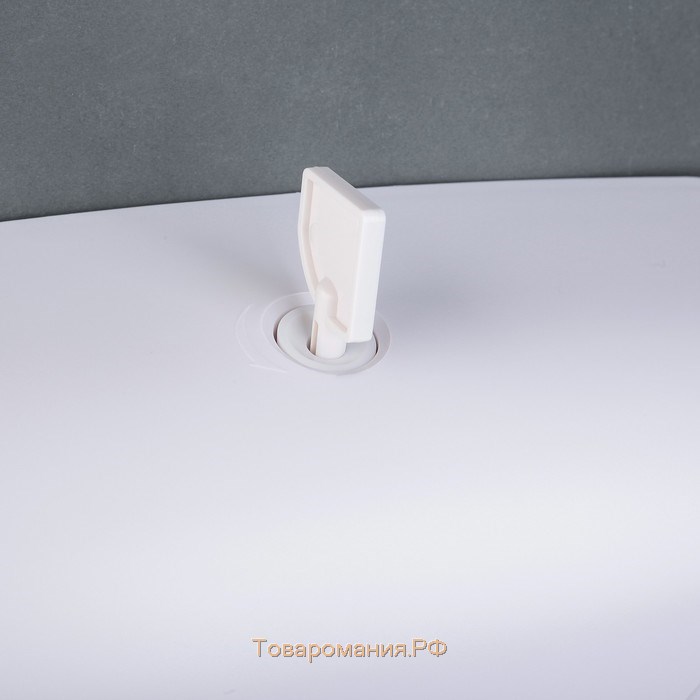 Диспенсер для бумажных полотенец в листах, пластик, 21,5×9×26,5 см, цвет белый