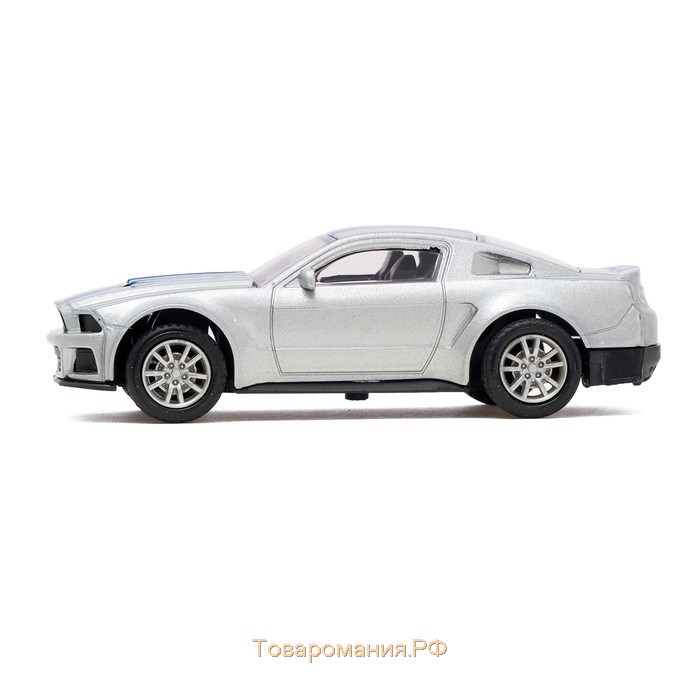 Машина металлическая «Спорт», инерционная, масштаб 1:43, цвет серый