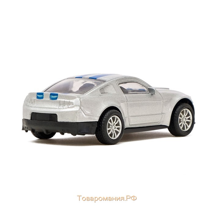 Машина металлическая «Спорт», инерционная, масштаб 1:43, цвет серый