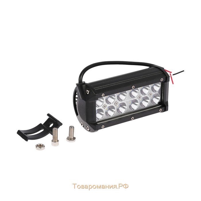 Противотуманная фара, 9-30 В, 12 LED, IP67, 36 Вт, 6000 К, направленный свет