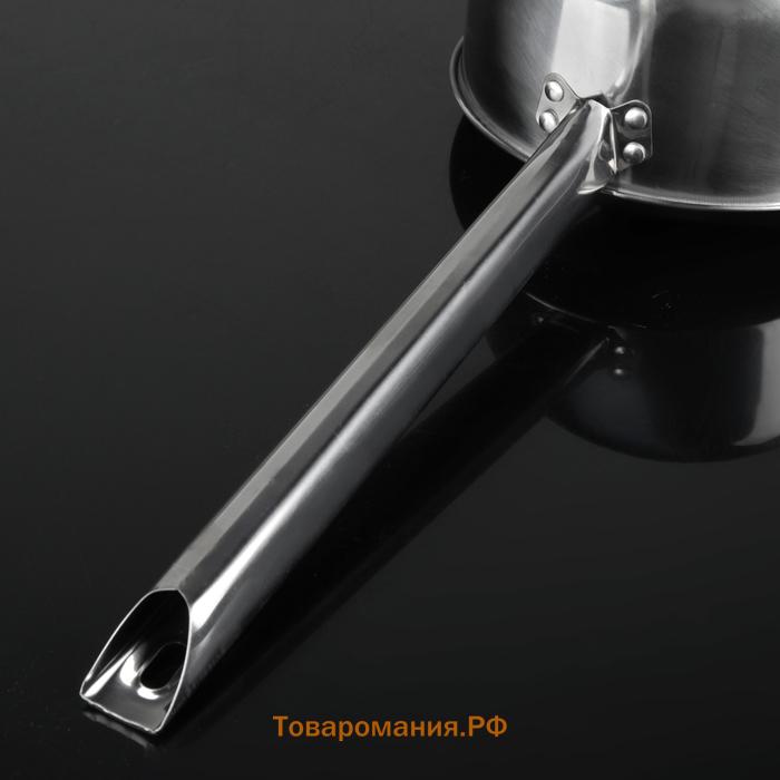 Ковш, 1.8 л, 41×16.5×9.5 см, с длинной ручкой, нержавеющая сталь