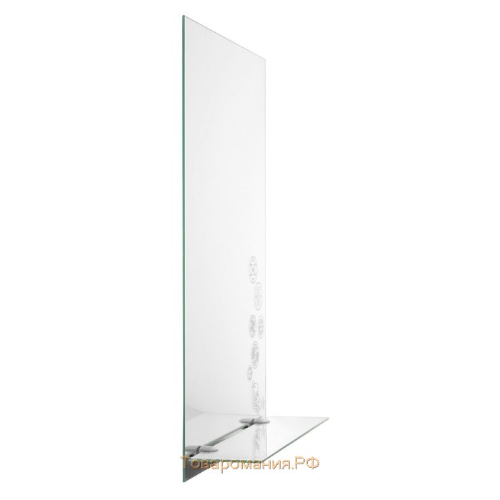 Зеркало «Поющая поночка», с пескоструйной графикой, настенное, с полочкой, 40×60 см