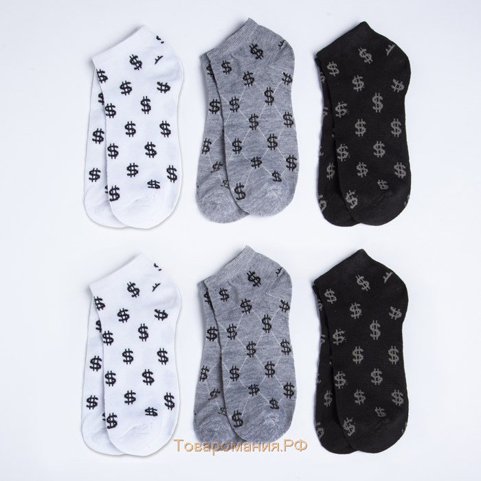 Набор мужских носков KAFTAN "Number one" 6 пар, р-р 39-41 (25-28 см)