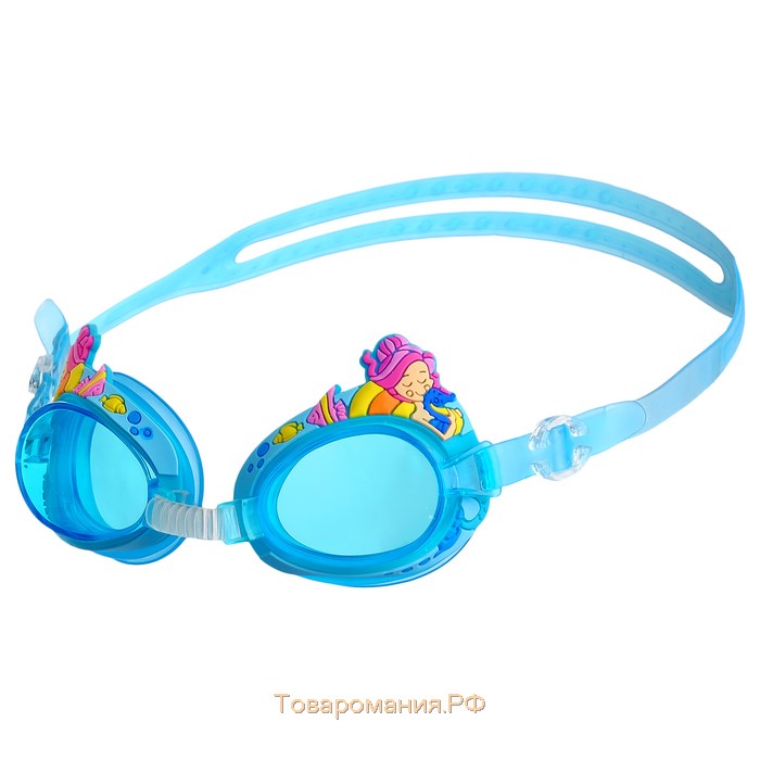 Набор детский «Русалка», шапка + очки для плавания