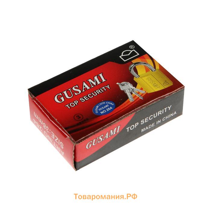 Замок навесной, 38×80 мм, МИКС