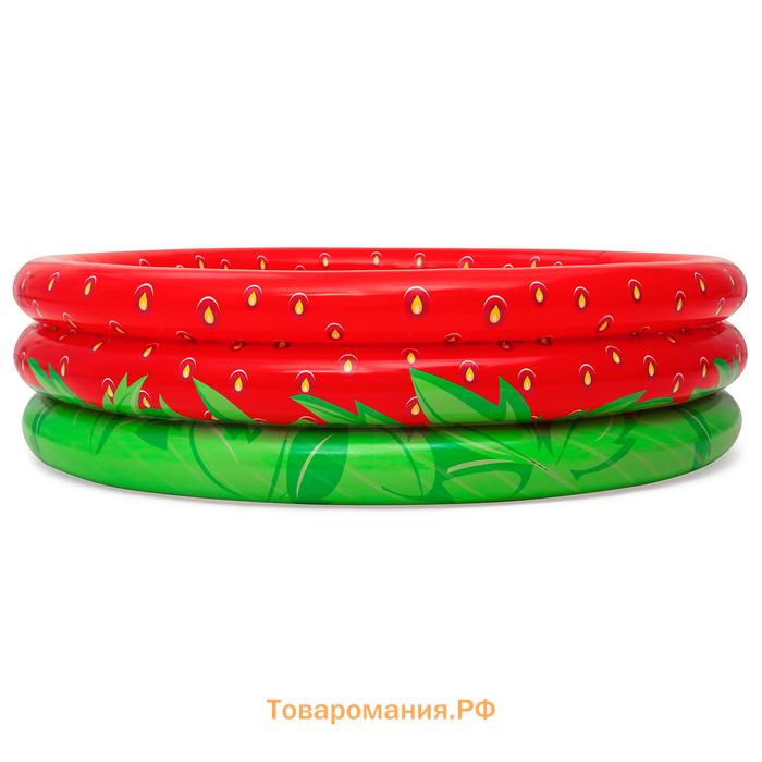 Бассейн надувной Bestway Sweet Strawberry, 168×168×38 см, 51145