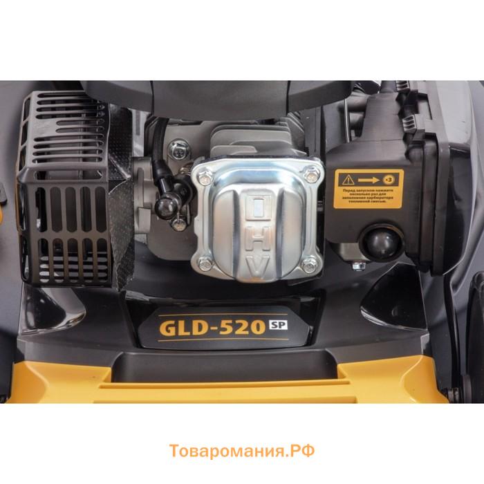 Газонокосилка бензиновая Denzel GLD-460SP, 3.3 кВт, 460 мм, самоходная, травосборник 50 л
