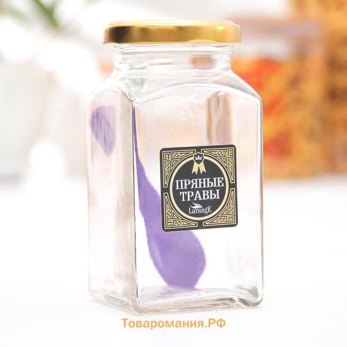 Банка для хранения «Пряные травы», 312 мл, стекло