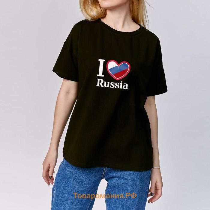 Термотрансфер «I Love Russia», 13 × 15,5 см