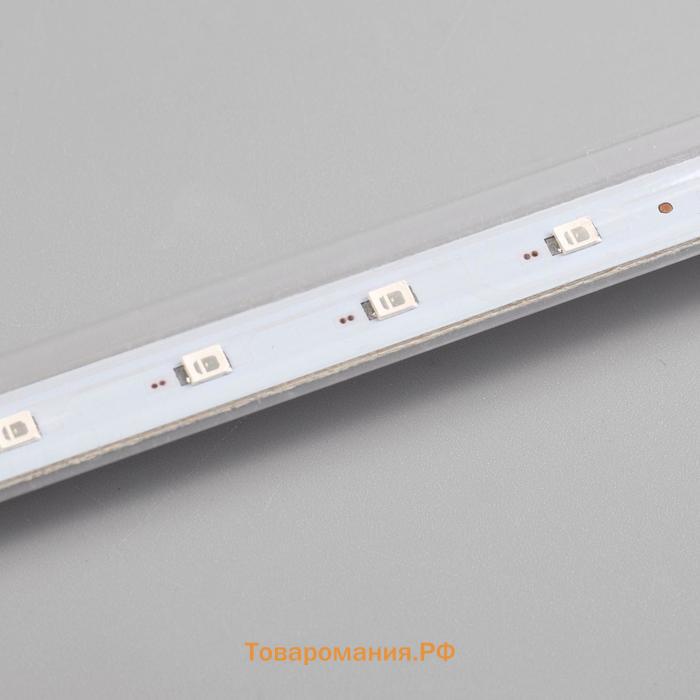 Гирлянда «Сосульки» 2.5 × 0.5 м, IP65, прозрачная нить, 288 LED, свечение мульти с эффектом стекания, 12 В