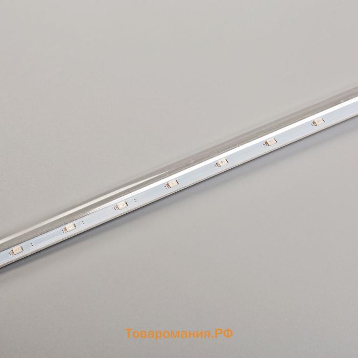 Гирлянда «Сосульки» 2.5 × 0.5 м, IP65, прозрачная нить, 288 LED, свечение тёплое белое с эффектом стекания, 12 В