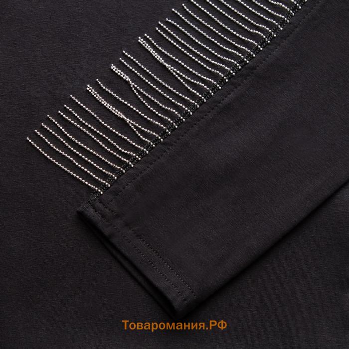 Джемпер (боди) женский MINAKU: PartyDress цвет чёрный, размер 42