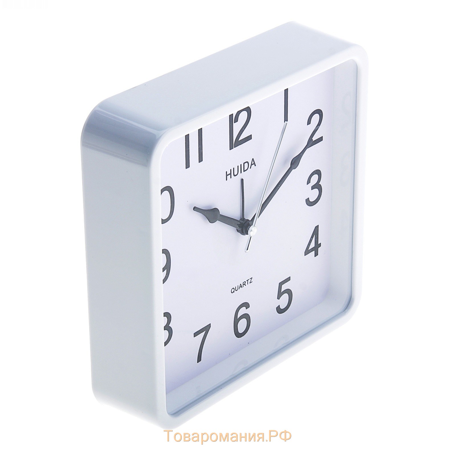Часы - будильник настольные "Монте", с подвесом, 15 х 15 см, АА