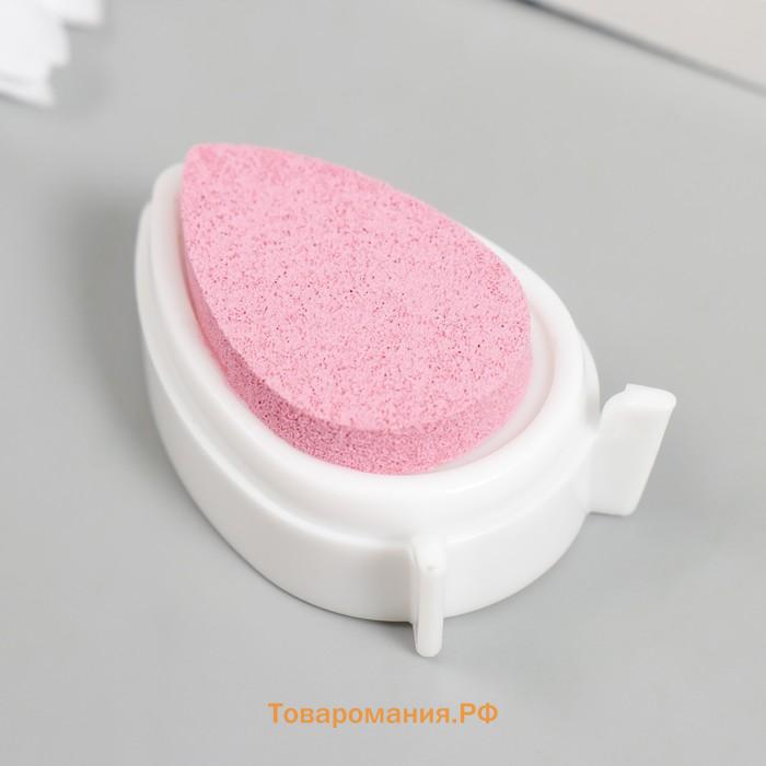 Штемпельная подушка меловая "Розовая петунья" 4,8х3,5 см