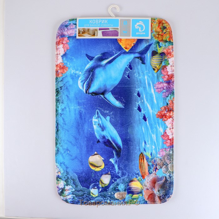 Коврик «Морской мир», 49×80 см