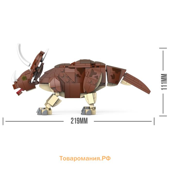 Конструктор Дино «Трицератопс», 404 детали