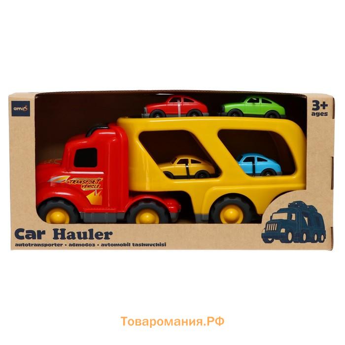 Автовоз Car Hauler, цвета МИКС