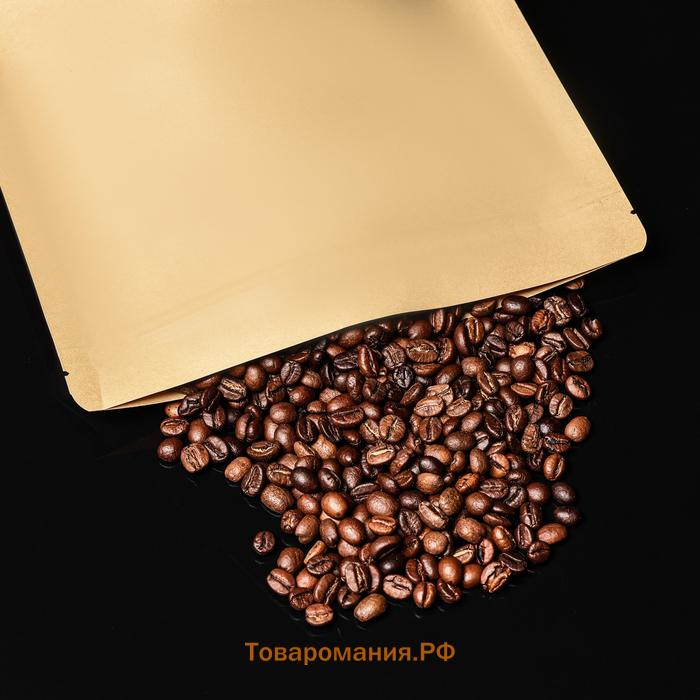 Пакет Zip - lock Крафт с прямоугольным окном,22×32×4 см