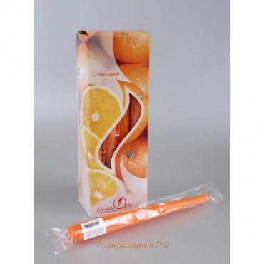 Свеча античная ароматическая "Апельсин", 2,3х 24,5 см, 5 ч, 55 г, оранжевая