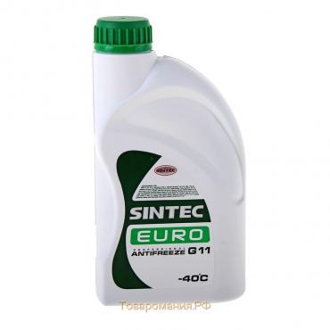 Антифриз Sintec Euro G-11, зелёный, 1 кг, -40°С