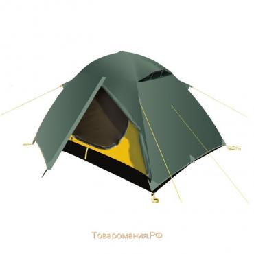 Палатка, серия Trekking Travel 3, зелёная, 3-местная