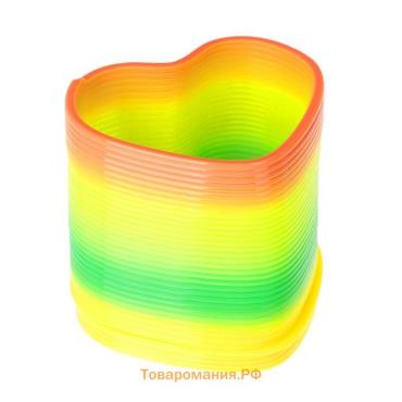 Пружинка - радуга «Давай играть», форма сердце, d=5 см