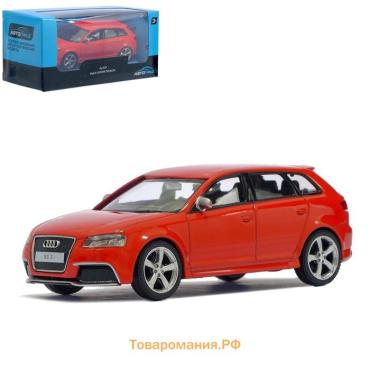 Машина металлическая AUDI RS3 SPORTBACK, 1:43, цвет чёрный