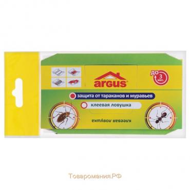 Клеевая ловушка от тараканов ARGUS домик с приманкой, мини, 1 шт