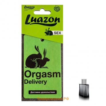 Ароматизатор в авто Orgasm, аромат: мужской парфюм