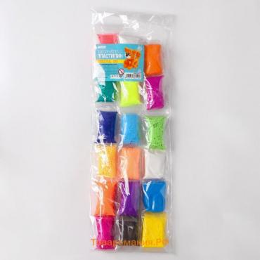 Набор лёгкого прыгающего пластилина, 18 цветов, МИКС