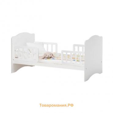 Кровать детская Классика, спальное место 1400х700, цвет белый