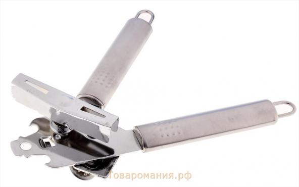 Консервный нож «Металлик», 20,5 см, цвет серебряный