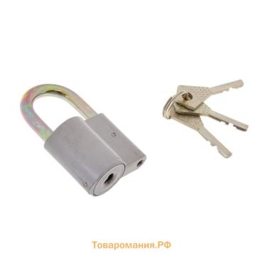 Замок навесной, 42×66 мм, 3 ключа