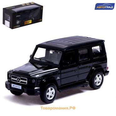 Машина металлическая MERCEDES-BENZ G63 AMG, 1:32, открываются двери, инерция, цвет чёрный