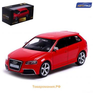 Машина металлическая AUDI RS3 SPORTBACK, 1:43, цвет красный