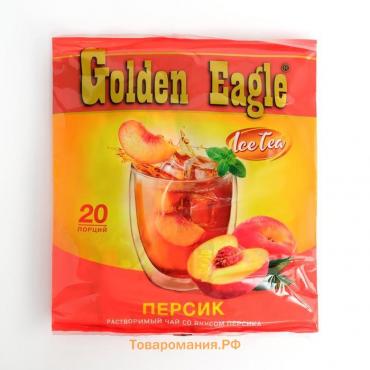 Растворимый чай со вкусом персика «Golden Eagle», 20 г