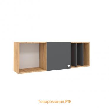 Шкаф навесной «Лойс 88», 1198 × 253 × 404 мм, цвет дуб золотистый / графит